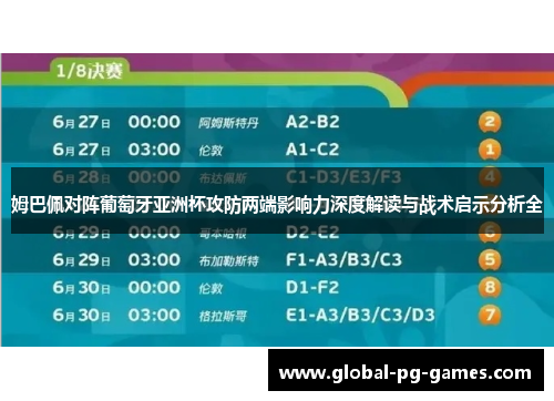 姆巴佩对阵葡萄牙亚洲杯攻防两端影响力深度解读与战术启示分析全 姆巴佩对阵葡萄牙亚洲杯攻防两端影响力深度解读与战术启示分析全